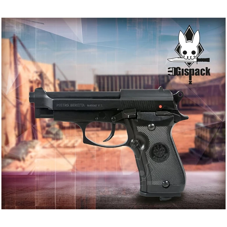 Pistola BERETTA 84FS Negra CO2 BB Cal. .177 480