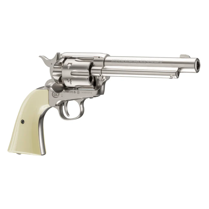 Revolver COLT PEACEMAKER Niquel CO2 BB Cal. .177 410 - Imagen 3