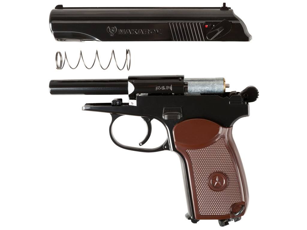 Pistola Makarov Negra/Cafe Co2 - Imagen 4