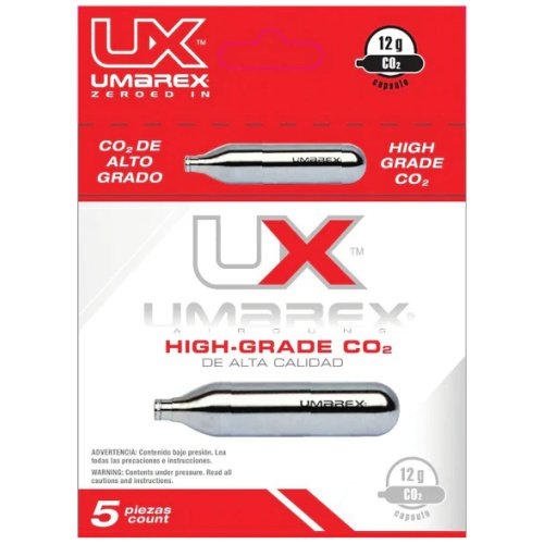 Cartuchos De Gas CO2 UMAREX De 12g, Caja Con 5