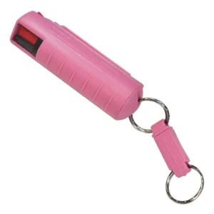 Gas Pimienta Al 15% 1/2 Oz, Llavero Duro Rosa