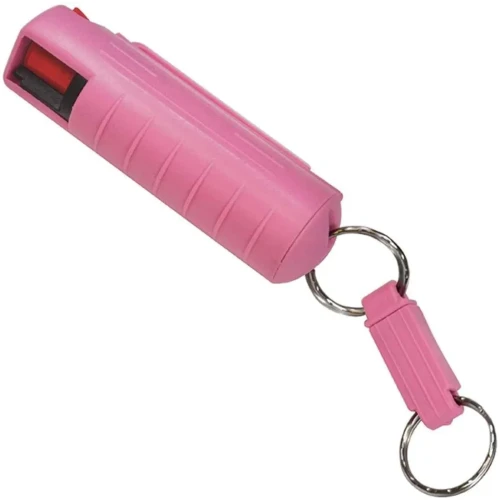 Gas Pimienta Al 15% 1/2 Oz. Llavero Duro Rosa