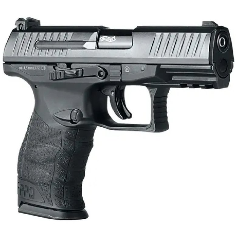 Pistola WALTHER PPQ M2 Negra CO2 Diabolo  Cal. .177  Fps Retroceso - Imagen 3