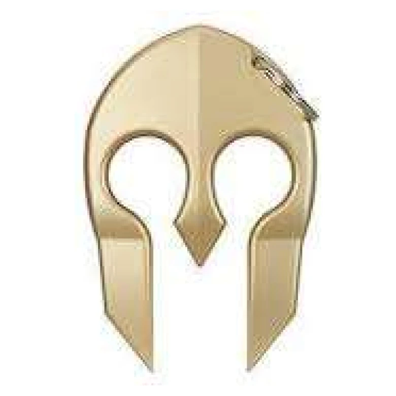 Llavero De Defensa Spartan Dorado