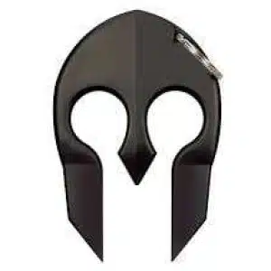 LLAVERO DE DEFENSA SPARTAN NEGRO - GISPACK