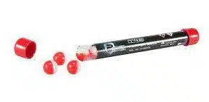 BOLITA DE GAS PIMIENTA P2P ROJO/BLANCO CAL. .50  10 PZAS. | GISPACK México
