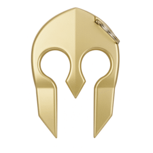 Llavero De Defensa Spartan Dorado