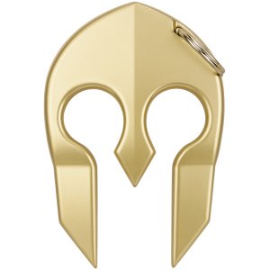Llavero De Defensa Spartan Dorado