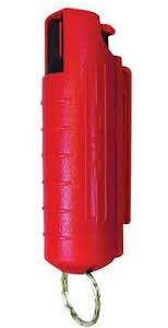 Gas Pimienta Al 15% 1/2 Oz, Llavero Duro Rojo