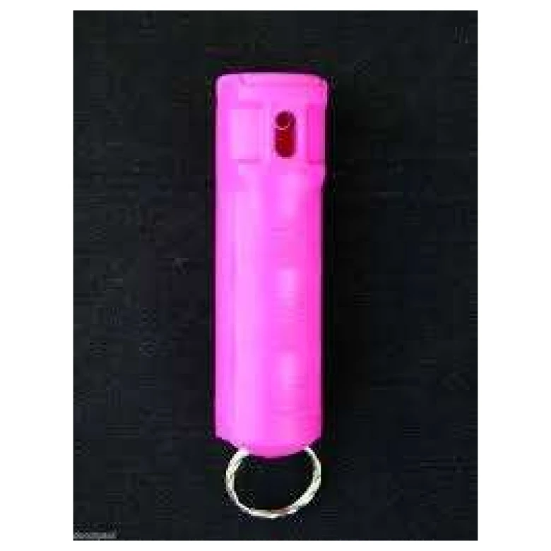 Gas Pimienta Al 15% 1/2 Oz. Llavero Duro Rosa