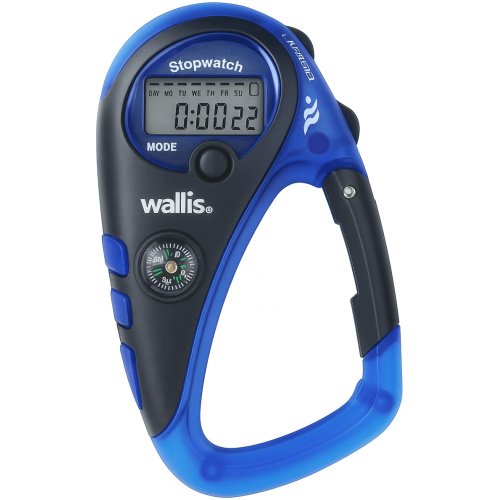 Cronometro, 4 Funciones, Azul Con Negro