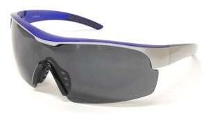 Lentes Armazon Plata/Azul, Mica