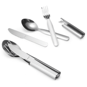 Cubierto Con 5 Usos, 4 Piezas