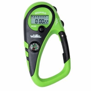 Cronómetro digital Wallis CD270407 verde con negro