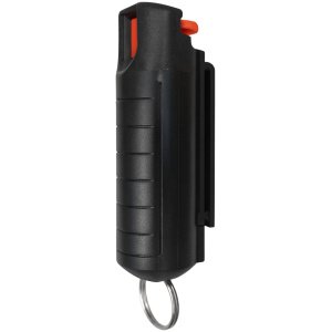 Gas Pimienta Al 15% 1/2 Oz, Llavero Duro Negro