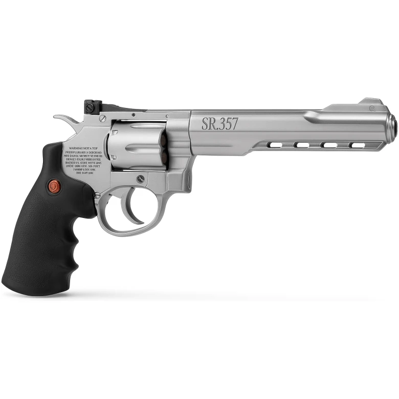 Revolver CRVL357S SILVER Semi-Automatica De CO2