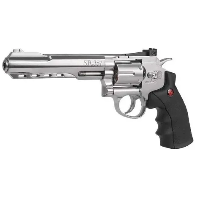 Revolver CRVL357S SILVER Semi-Automatica De CO2 - Imagen 3