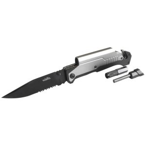 Navaja De Bloqueo,Hoja Negra 8,5cm,Lisa-2