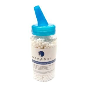 Munición airsoft Nakashi 0.12 g 6 mm, bote de 2,000 piezas, SKU BULL12-2000