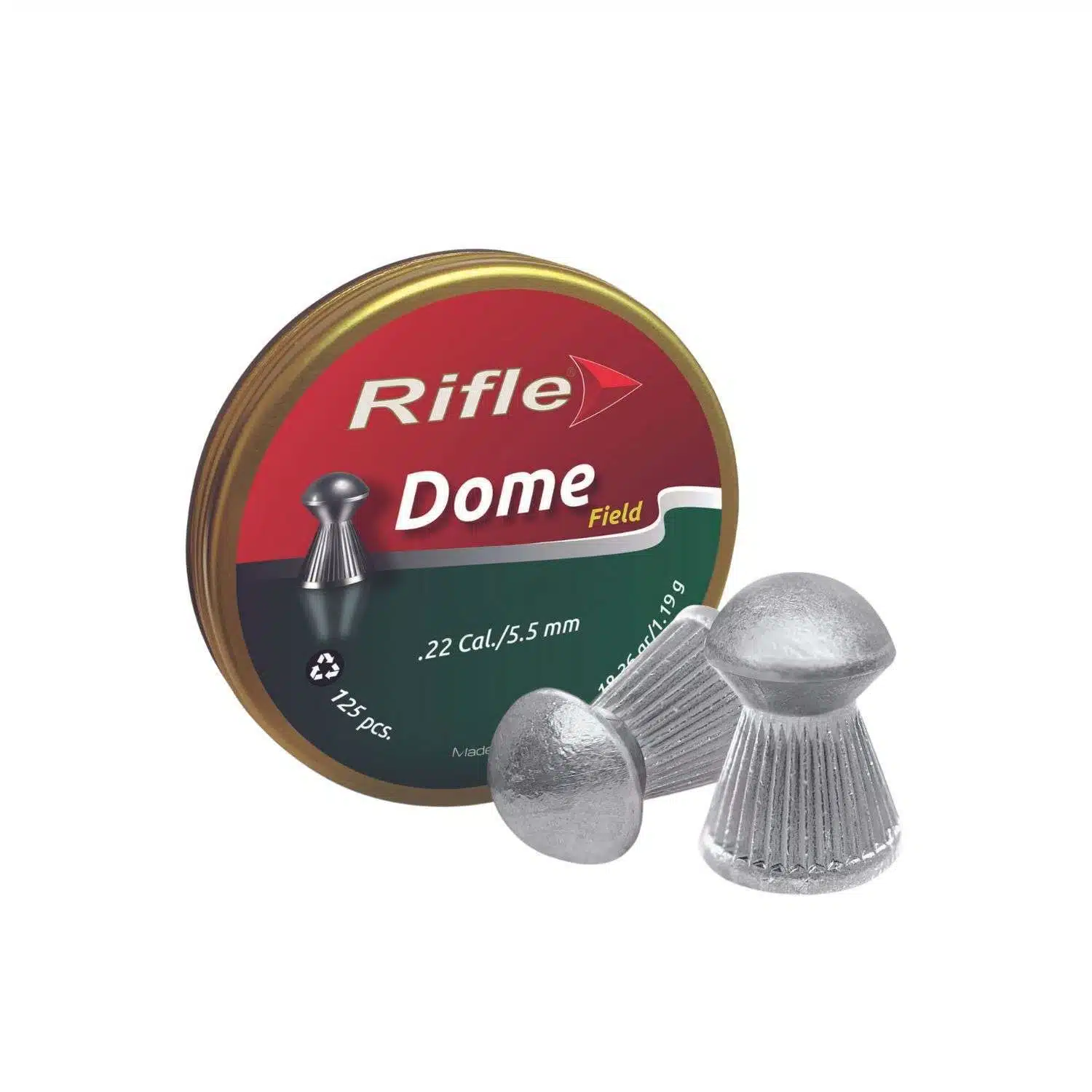 Diabolos Rifle Dome 5.5mm 125 Piezas 7016EX | GISPACK México