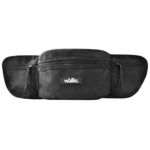 Cangurera C/Compartimientos Premium Negro