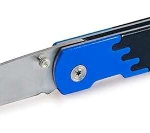 Navaja Wallis Mango Negro Y Azul