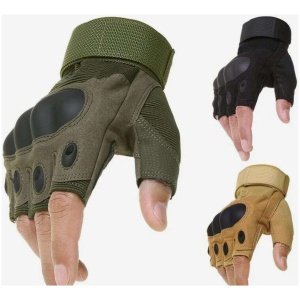 Guantes Tacticos Medio Dedo 3 Colores