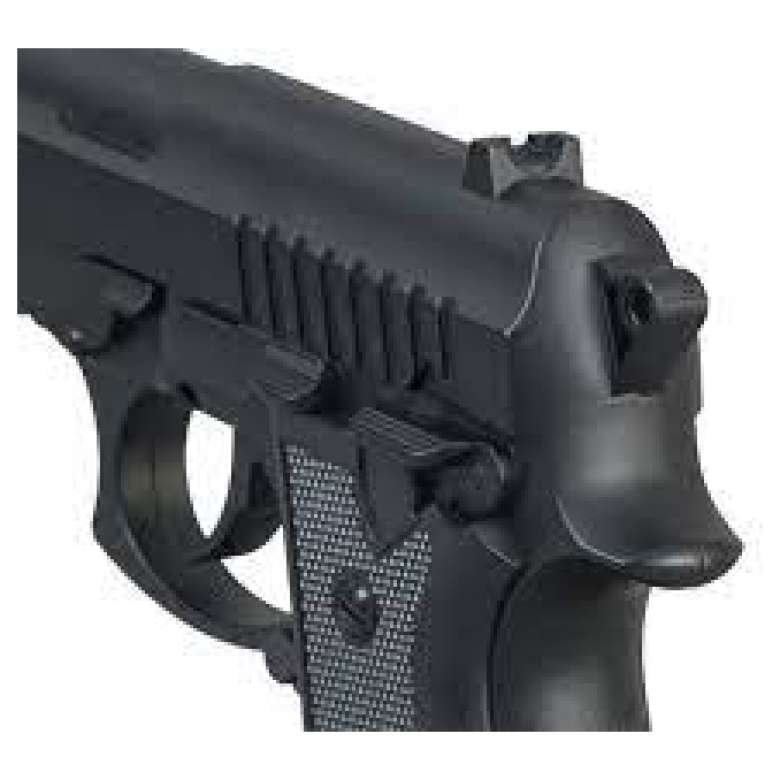 Pistola Swiss ARMS SA92 Negra CO2 BB 397fps Metal - Imagen 2