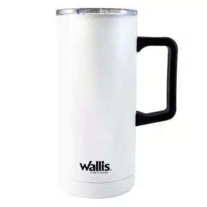 TAZA TERMICA CON PROTECTOR 500 ML BLANCO - GISPACK