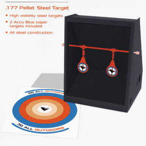 Blanco metálico DO ALL Caja atrapa municiones Airgun