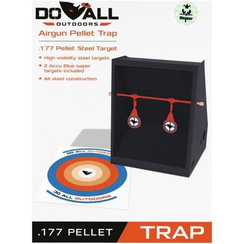 Blanco metálico DO ALL Caja atrapa municiones Airgun