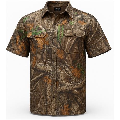 Camisa Habit Manga Corta Camo RT Edge L