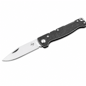 Navaja plegable negra de acero inoxidable con mango texturizado, ideal para camping, senderismo, pesca, supervivencia y uso diario (EDC).