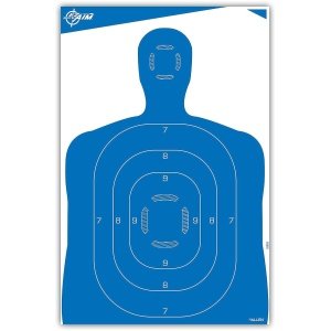 Silueta Humana Azul ALLEN 23"x35" 4 blancos