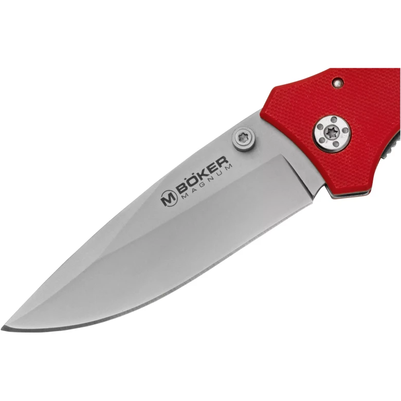 Navaja Rescate BOKER Magnum Fire Brigade Roja 8.51 Cm. - Imagen 3