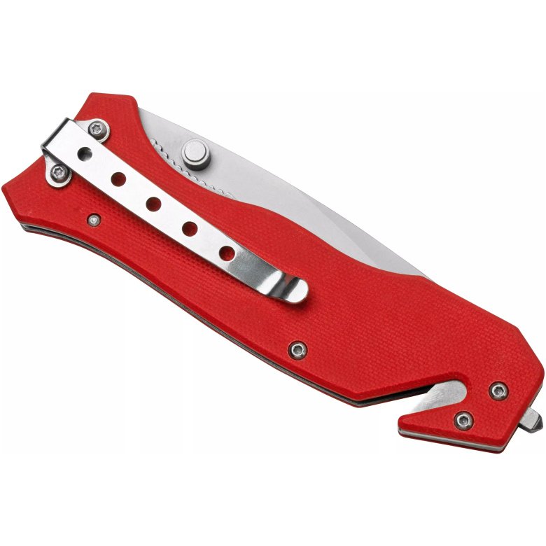 Navaja Rescate BOKER Magnum Fire Brigade Roja 8.51 Cm. - Imagen 4