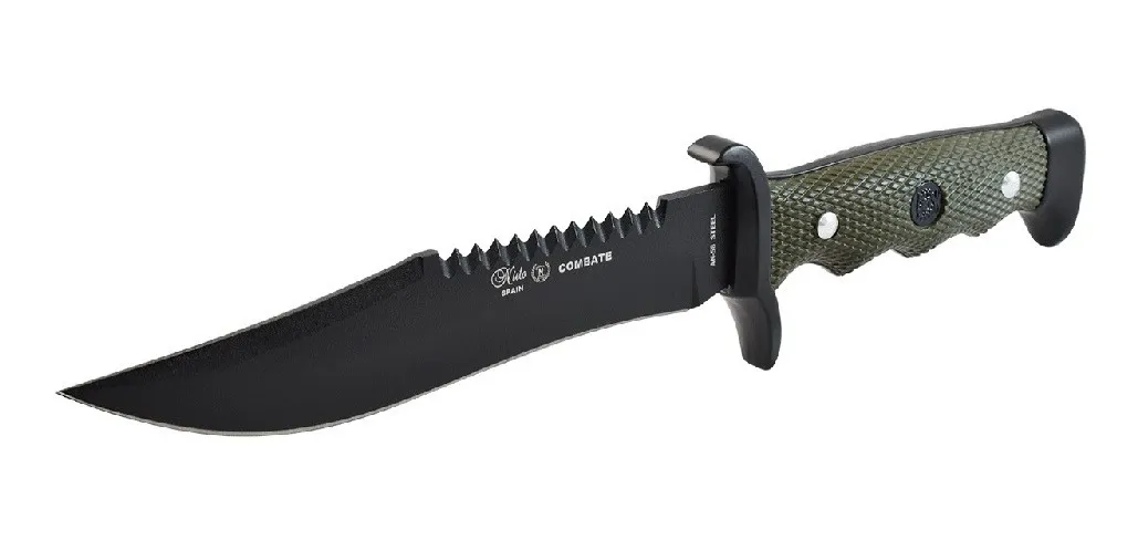 Cuchillo Combate(Abs/Zamak)Funda Piel