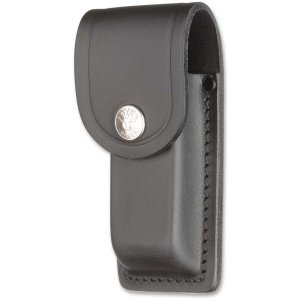 Funda piel p/navajas BOKER Negra Chica hasta navajas de 4.13"