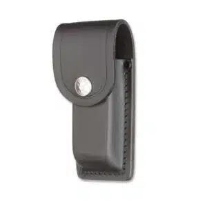 FUNDA PIEL P/NAVAJAS BOKER NEGRA CHICA HASTA NAVAJAS DE 4.13" - GISPACK