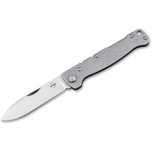 Navaja Diaria BOKER Plus Atlas Backlock Drop Point Gris 7.11 cm.