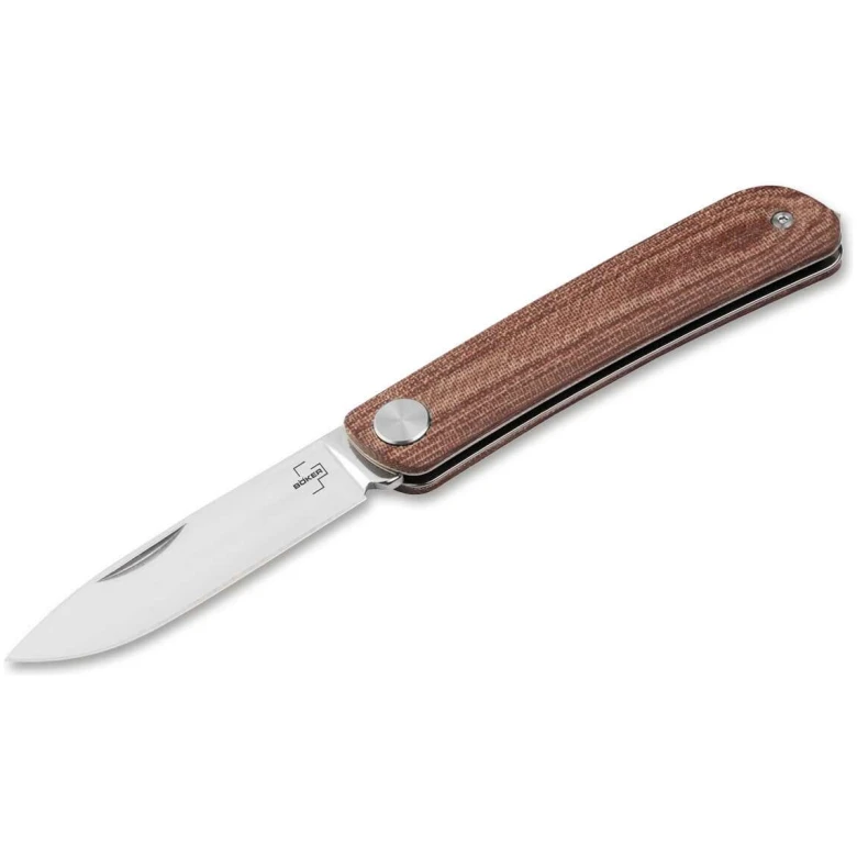Navaja Diaria BOKER Plus Tech-Tool Premium 1 Micarta Cafe 7.11 Cm.
