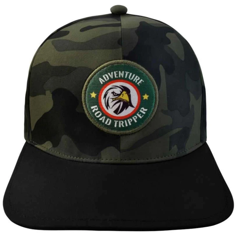 Gorra Expandex, Adventure Road Tripper, Negra/Camuflaje - Imagen 4