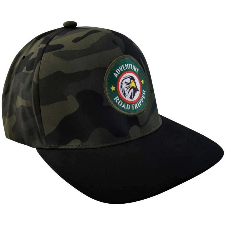 Gorra Expandex, Adventure Road Tripper, Negra/Camuflaje