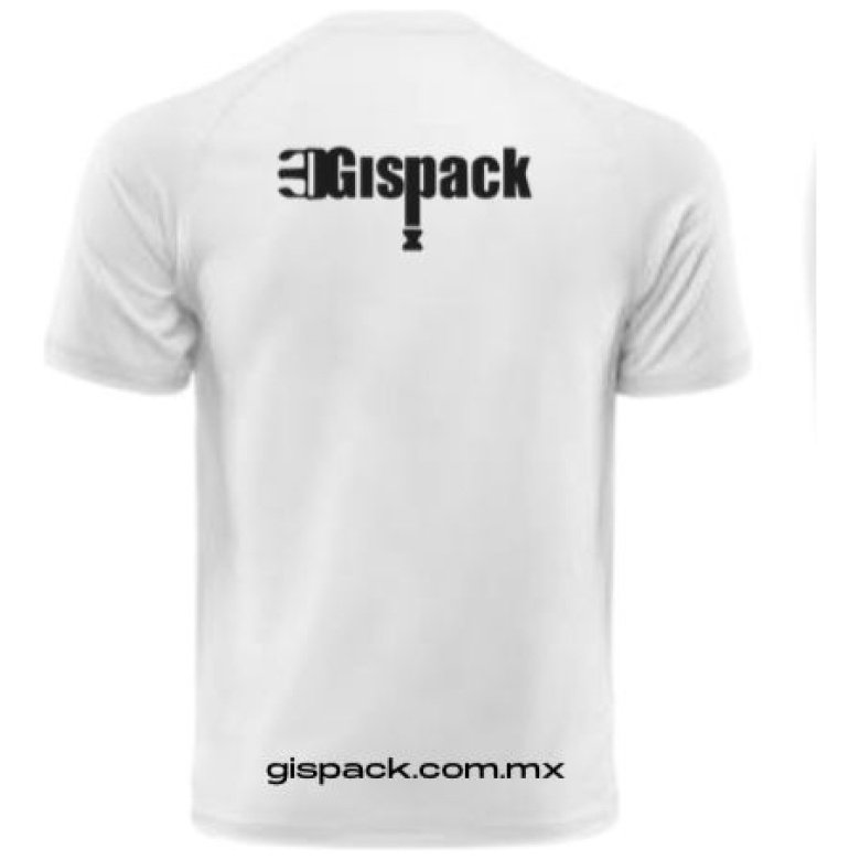 Playera Conmemorativa Gispack 2023 Blanca - Imagen 6