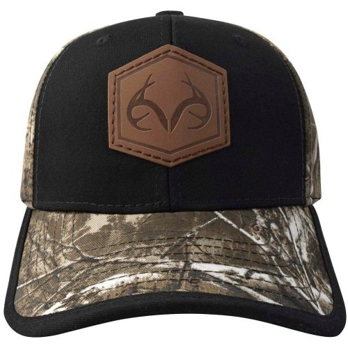 GORRA CON CINTILLO DE AJUSTE Y HEBILLA, CAMUFLAJECON CAFE.