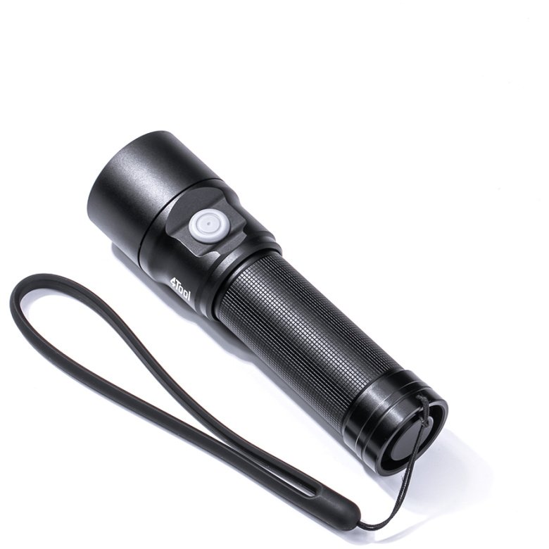 Linterna De Luz LED Con Cargador USB Tipo C, 2200 Lumenes, Resistente A Lluvia Y Salpicaduras IPX7, 12.3cm - Imagen 2