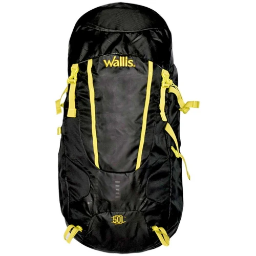 SANTIS 50L, SEMI-IMPERMEABLE, NEGRA CON VERDE