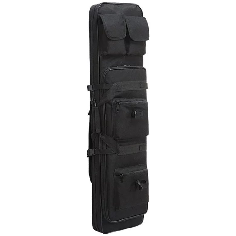 Mochila Cuadrada De Transporte Para Rifle Negra 120 Cm - Imagen 2