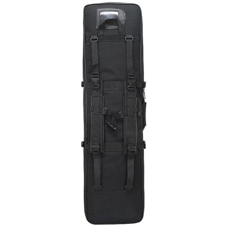 Mochila Cuadrada De Transporte Para Rifle Negra 120 Cm - Imagen 3