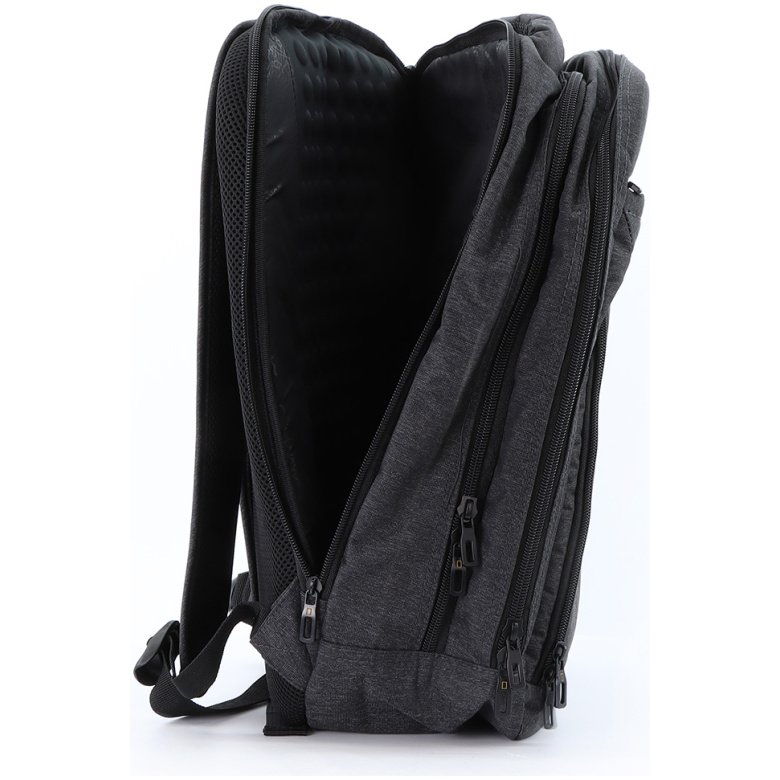 Mochila Urbana NG PRO, 65% Nylon Y 35% Poliester, 31x15x43cm, Gris Oscuro - Imagen 6